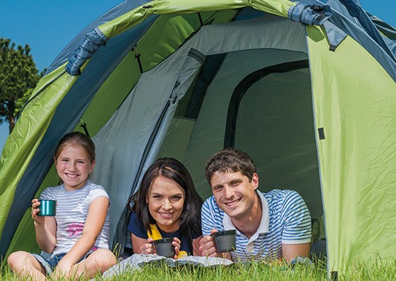 Kampeerplaatsen voor een tent