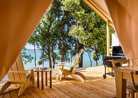 Sunset Glamping tenda per 2+4 fronte mare