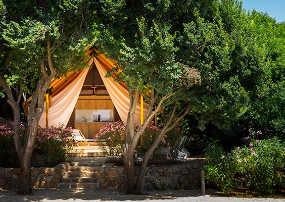 Glamping Zelt für 4+2